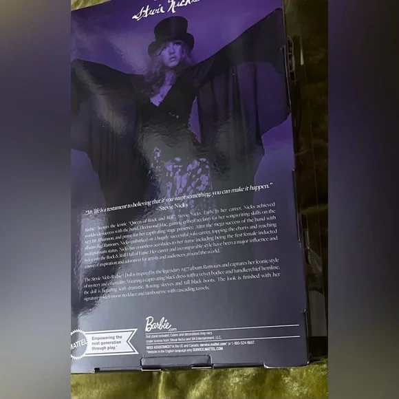 Stevie Nicks Barbie Doll still in box singer toy figure Mattel doll - Picture 5 of 11